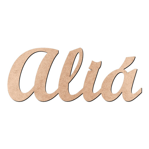 Recorte Aliá Script Mt Std / MDF 3mm