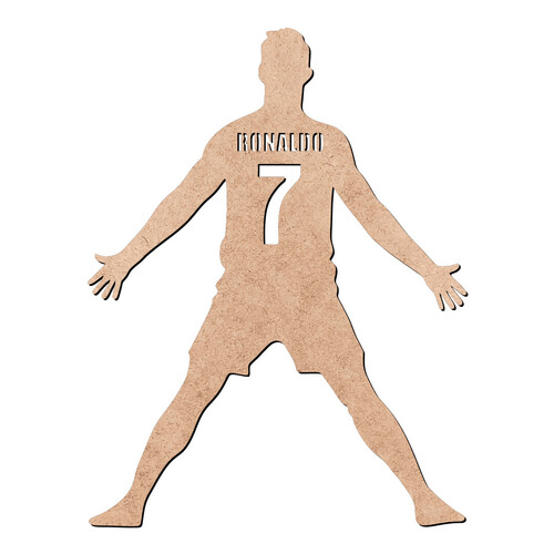 Recorte Jogador CR7 / MDF 3mm