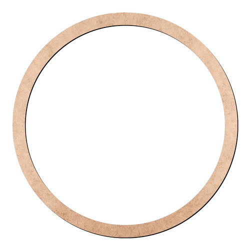 Recorte Moldura Cir 9 cm Borda 0,5 cm / MDF 3mm