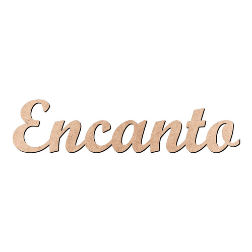 Recorte Encanto Script Mt Std / MDF 3mm