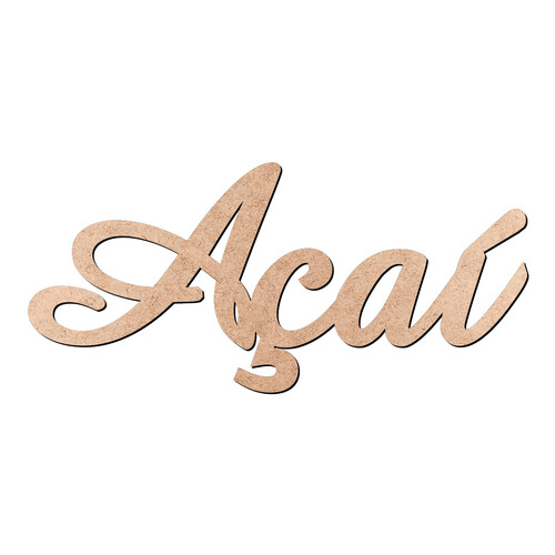 Recorte Açaí Amaze / MDF 3mm