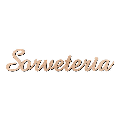 Recorte Sorveteria Amaze / MDF 3mm