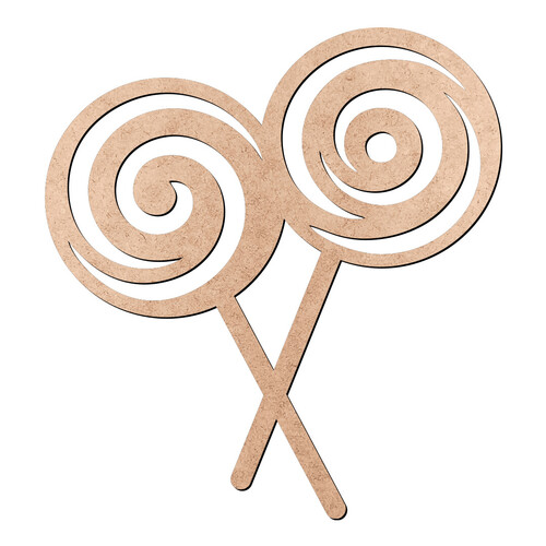Recorte Pirulitos / MDF 3mm