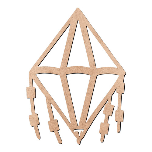 Recorte Balão Vazado / MDF 3mm