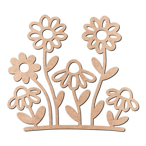 Recorte Flores / MDF 3mm