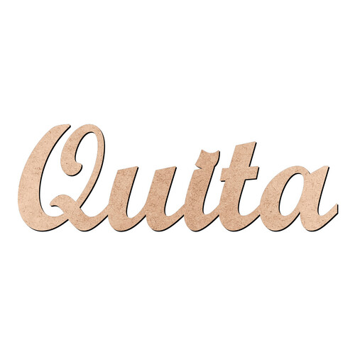 Recorte Quita Script Mt Std / MDF 3mm