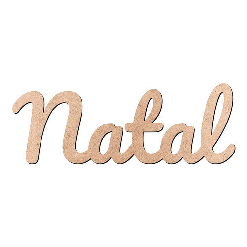 Recorte Natal Pacífico / MDF 3mm