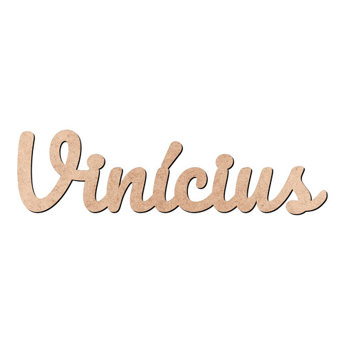 Recorte Vinícius Pacífico / MDF 3mm