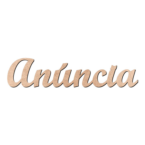Recorte Anúncia Script Mt Std / MDF 3mm