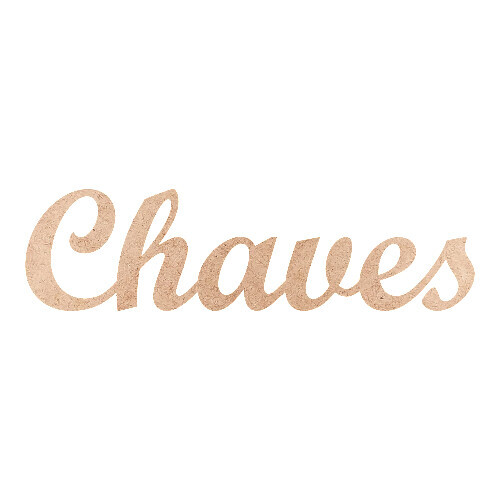 Recorte Chaves Script Mt Std / MDF 3mm