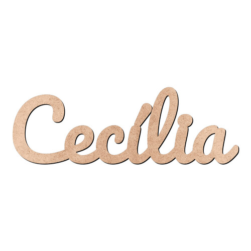 Recorte Cecília Pacífico / MDF 3mm