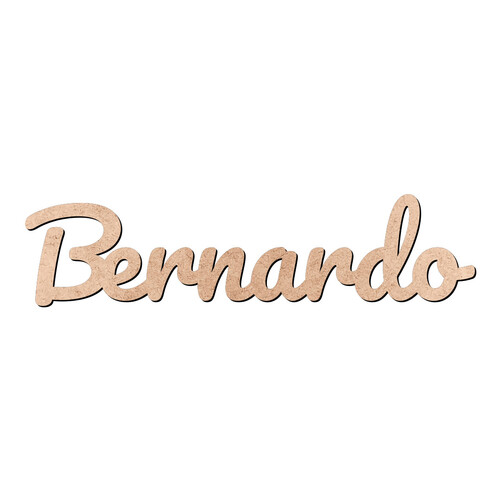 Recorte Bernardo Pacífico / MDF 3mm
