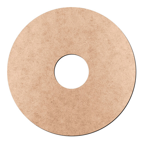Recorte Moldura Cir 3,7 cm Borda 1,35 cm / MDF 3mm