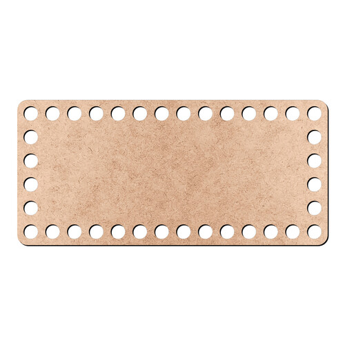 Recorte Base Ret Cesto Crochê 7 x 15 cm / MDF 3mm