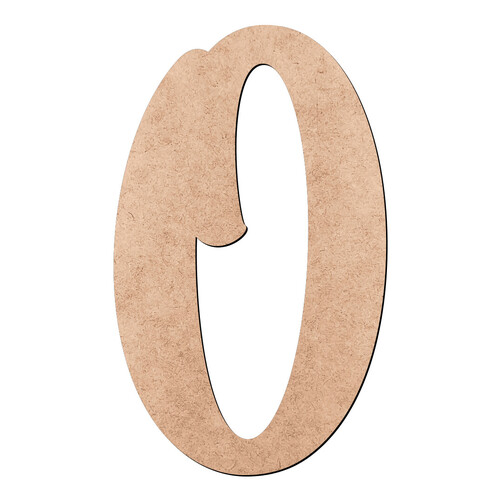 Recorte Número Zero Grandista / MDF 3mm