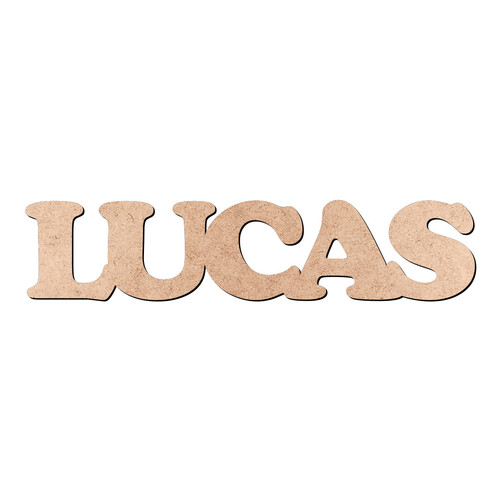 Recorte LUCAS Cooper Black / MDF 3mm