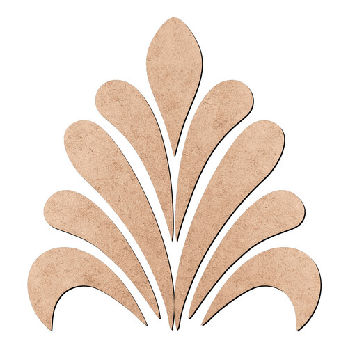 Recorte Conjunto Arabescos / MDF 3mm