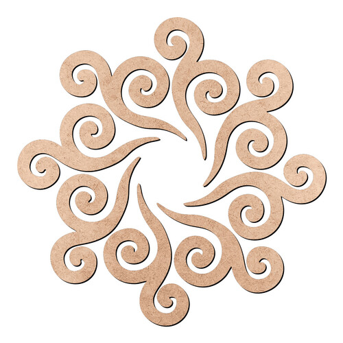 Recorte Conjunto Arabescos / MDF 3mm