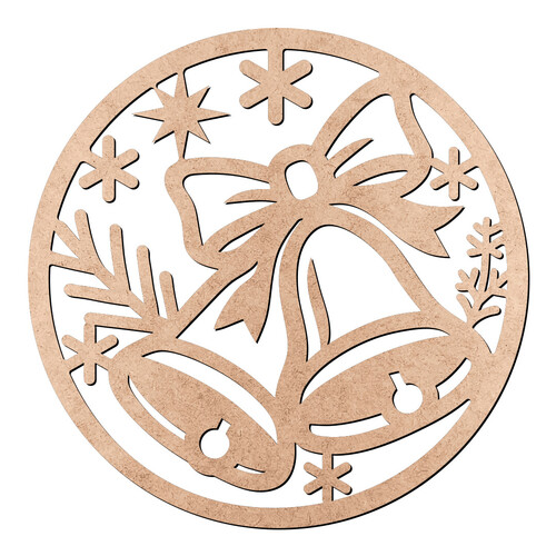 Recorte Guirlanda Sinos Natal / MDF 3mm