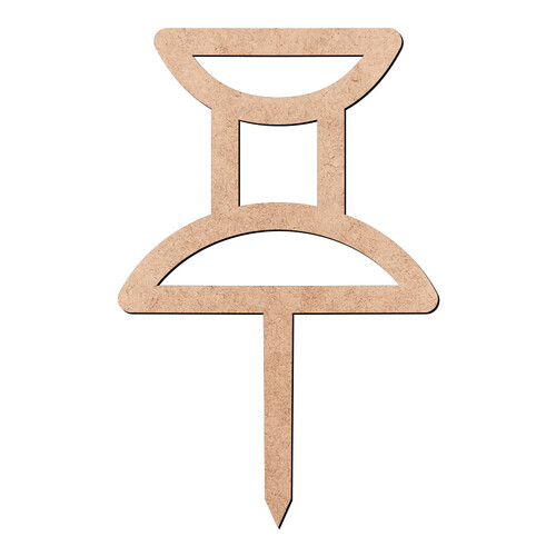 Recorte Alfinete / MDF 3mm