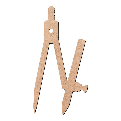 Recorte Compasso Lápis / MDF 3mm