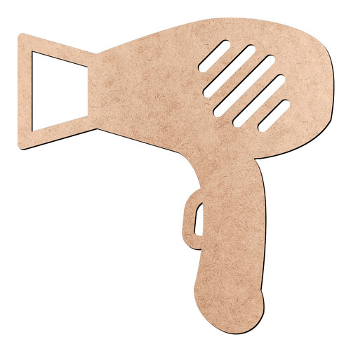 Recorte Secador de Cabelo / MDF 3mm