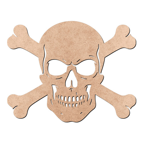 Recorte Caveira Ossos / MDF 3mm