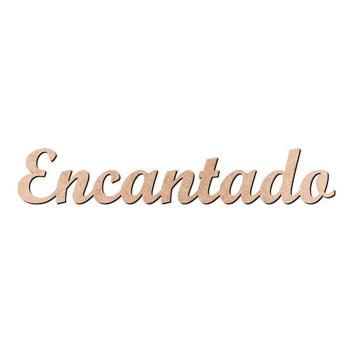 Recorte Encantado Script Mt Std / MDF 3mm