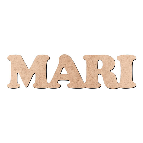 Recorte MARI Cooper Black / MDF 3mm