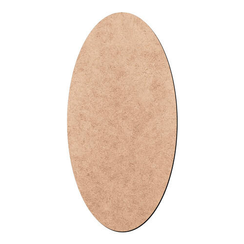 Recorte Adorno Oval Mandala / MDF 3mm