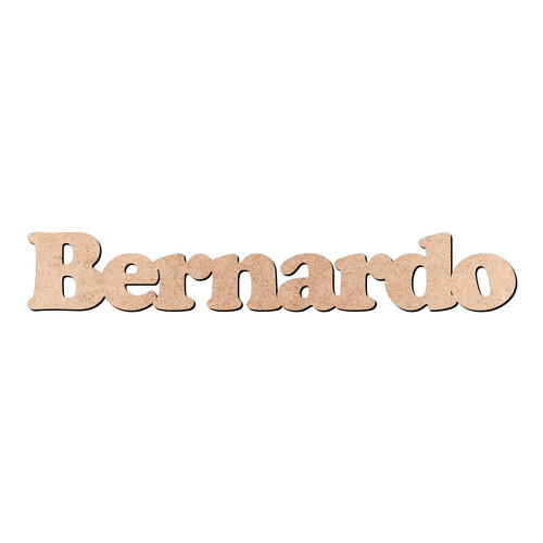 Recorte Bernardo Cooper Black / MDF 3mm
