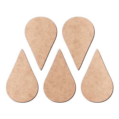 Recorte Kit 5 Adornos Pingo Mandala / MDF 3mm