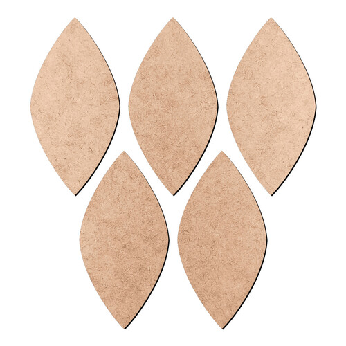 Recorte Kit 5 Adornos Mandala / MDF 3mm