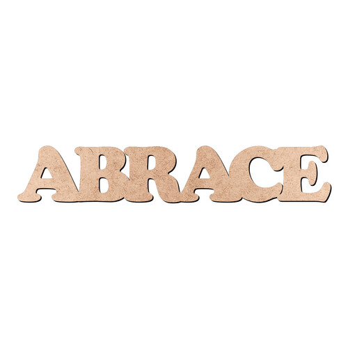 Recorte ABRACE Cooper Black / MDF 3mm