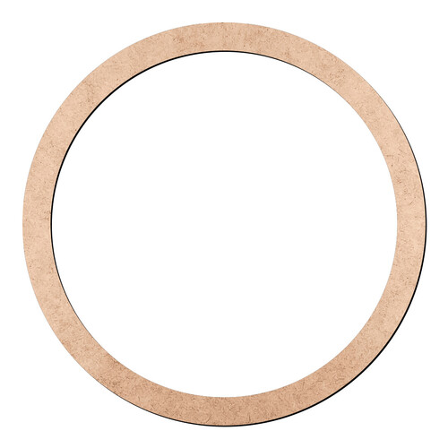 Recorte Moldura Cir 50 cm Borda 3,5 cm / MDF 3mm