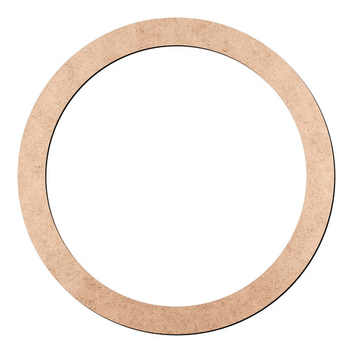 Recorte Moldura Cir 40 cm Borda 3,5 cm / MDF 3mm