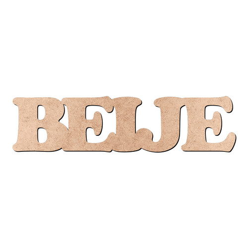 Recorte BEIJE Cooper Black / MDF 3mm