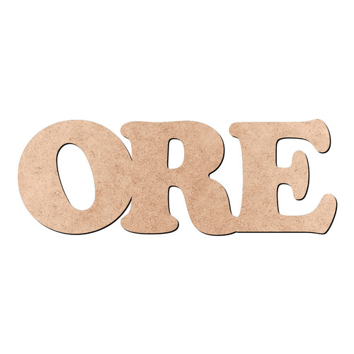 Recorte ORE Cooper Black / MDF 3mm