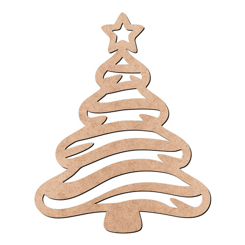 Recorte Pinheiro Natal / MDF 3mm