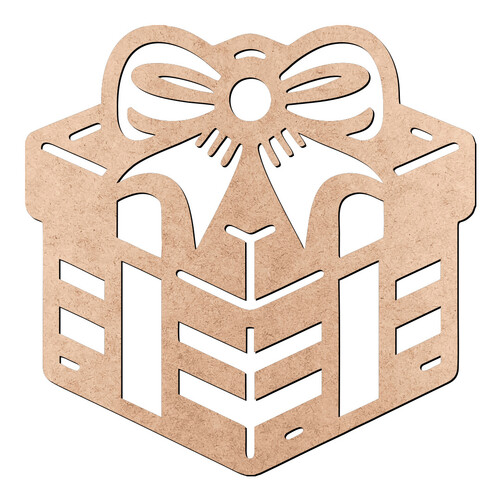 Recorte Pacote Presente / MDF 3mm