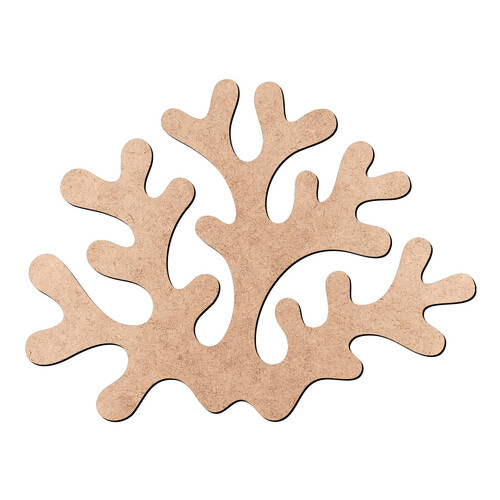 Recorte Alga Marinha / MDF 3mm