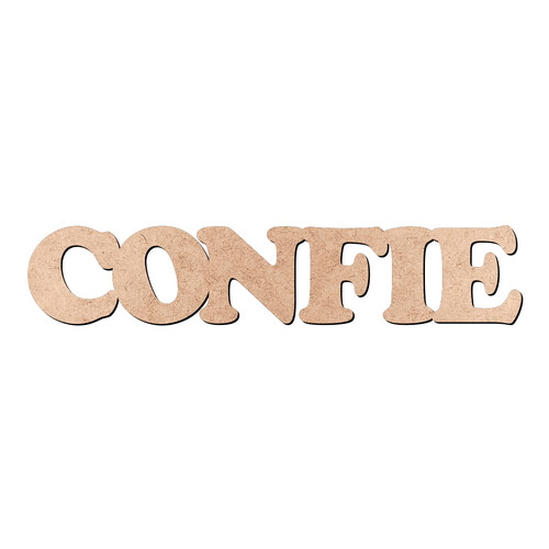 Recorte CONFIE Cooper Black / MDF 3mm