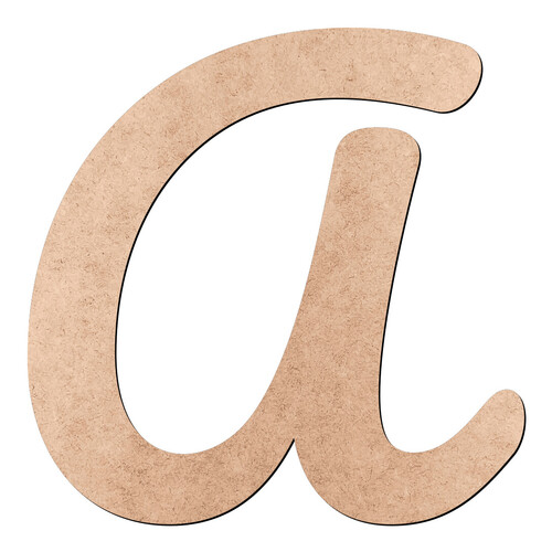 Recorte Letra A Pacífico / MDF 3mm