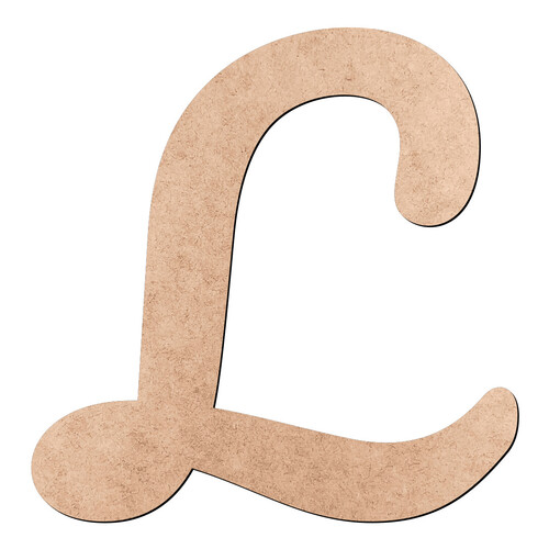 Recorte Letra L Pacífico / MDF 3mm