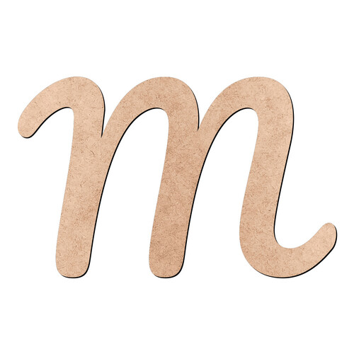 Recorte Letra M Pacífico / MDF 3mm
