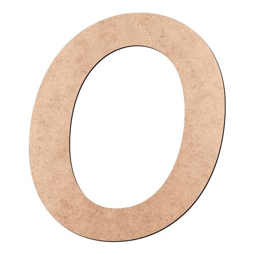 Recorte Letra O Pacífico / MDF 3mm