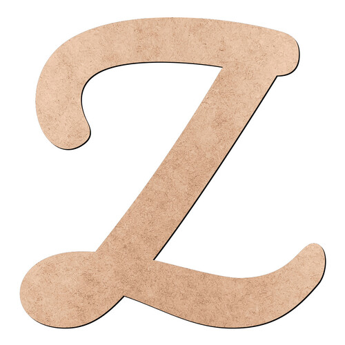 Recorte Letra Z Pacífico / MDF 3mm