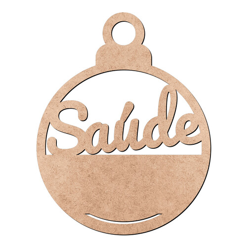 Recorte Enfeite Saúde / MDF 3mm