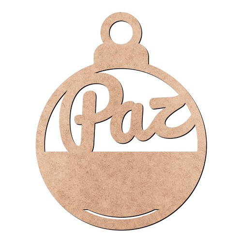 Recorte Enfeite Paz / MDF 3mm