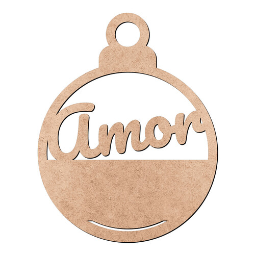 Recorte Enfeite Amor / MDF 3mm